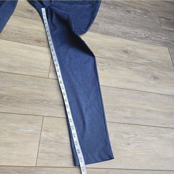 Ciara Sun Woo high waisted stretchy blue jean colored cropped pants xs - Picture 5 of 10